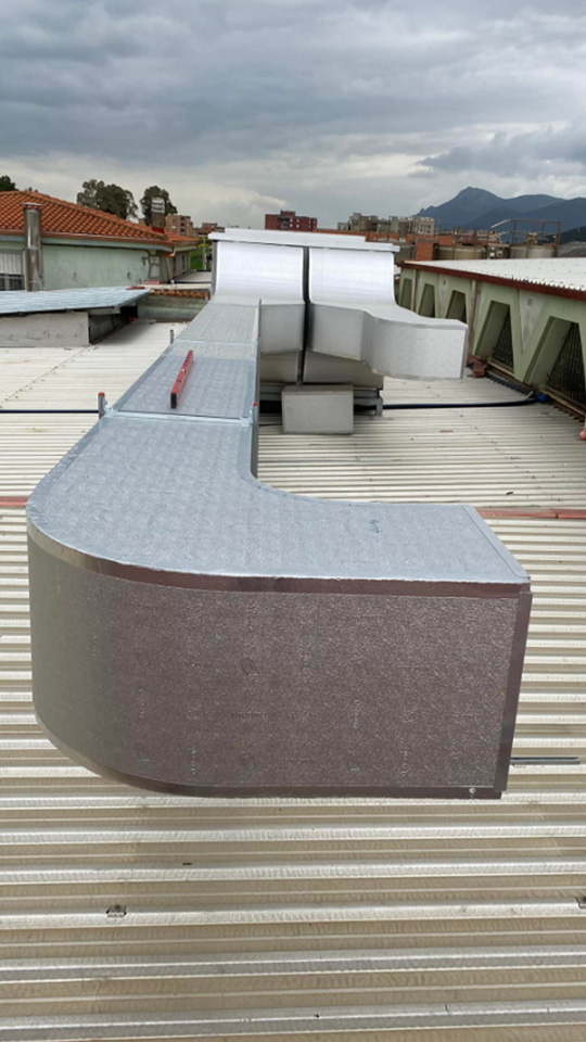 Refco impianti - Condotta di aerazione esterna